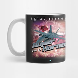 F/A18 Super Hornet  Airforce Pilot Gift Modern Warbird Mug